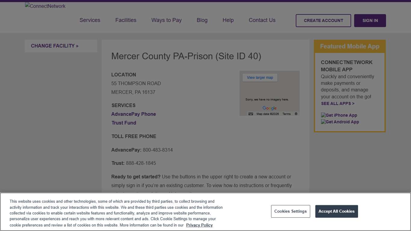 Mercer County PA-Prison ConnectNetwork