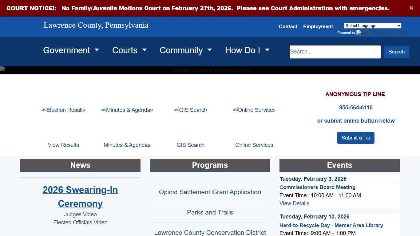 Lawrence County - Home